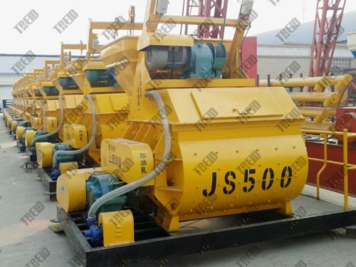 Двухвальный бетоносмеситель JS500