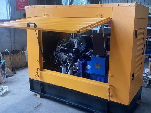 Дизельный генератор Yuchai 30 кВт в защитном кожухе, топливным баком, с AVR Фото 4