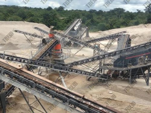 Дробильно-сортировочный комплекс 100 т/ч (щековая, конусная)