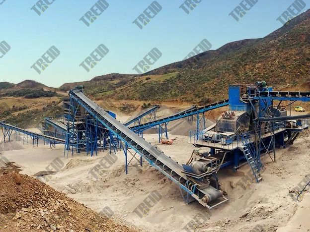 Дробильно-сортировочный комплекс 50-80 т/ч (щековая, конусная) Фото 1