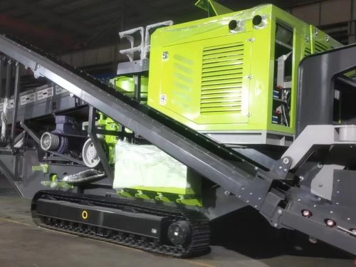 Гусеничная гидравлическая конусная дробилка THP300