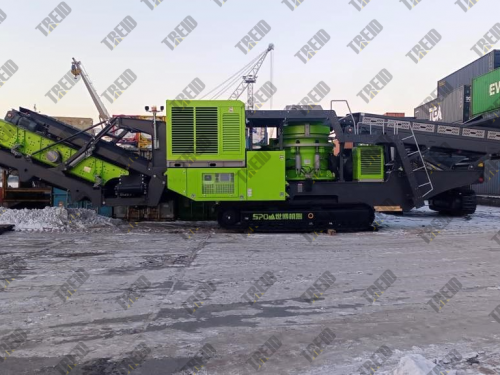 Гусеничная конусная дробилка НР300 Фото 10