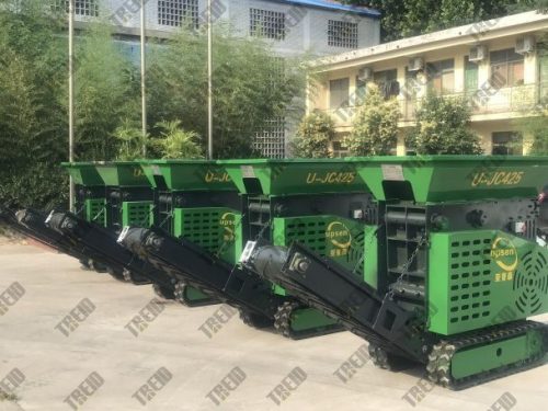 Мини измельчитель щековый Upsen U-JC425 на гусеничном ходу