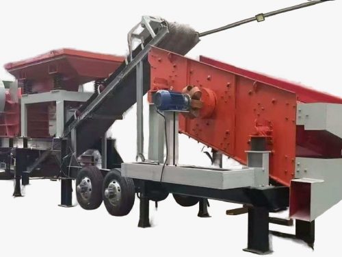 Мобильная дробильно-сортировочная установка S-E57-2C