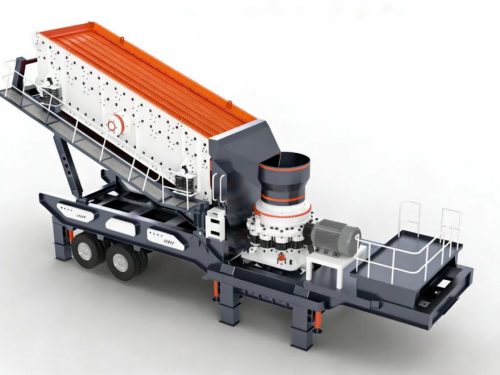 Мобильная конусная дробильная установка на колёсном ходу S-PY900-2