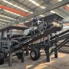 Мобильная щековая дробилка на колесах PE250х400 с питателем, конвейером