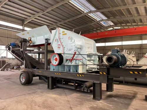 Мобильный дробильный комплекс на колесной базе S-PF1007-2C