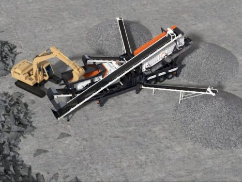 Роторная дробилка на колесном шасси S-PF1210-3C