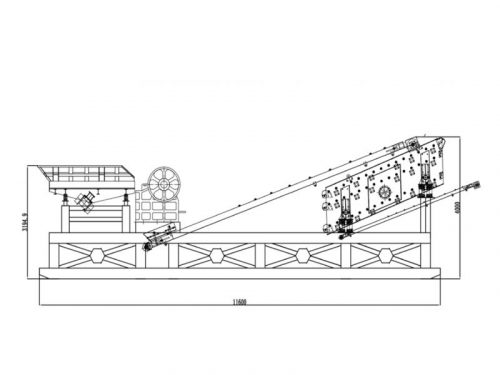 Рамная щёковая дробильная установка SK-PE46-3C с дизельным генератором (СМД-109) Фото 3